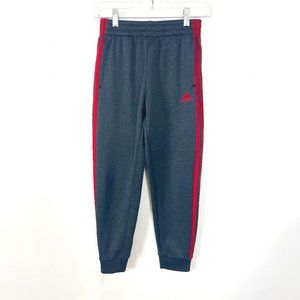 Adidas Grey and Red Athletic Joggers Size Medium (10/12)